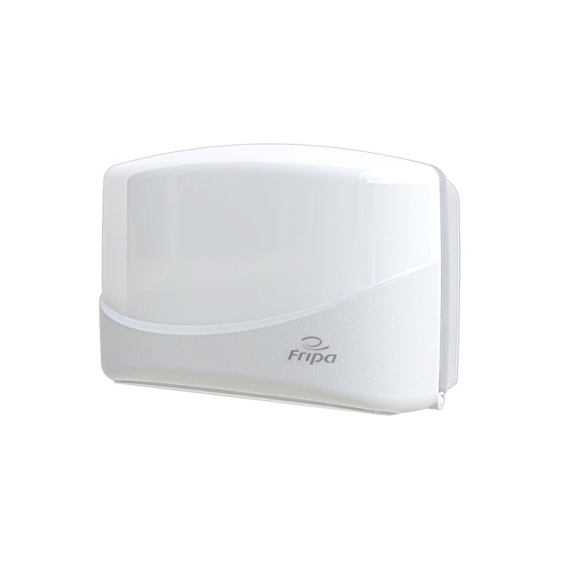 fripa handdoekdispenser klein, kunststof, wit, afsluitbaar