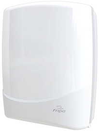 fripa toiletpapier dispenser voor grote rollen, kunststof, wit, afsluitbaar