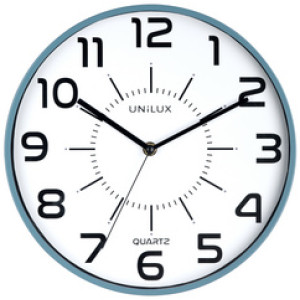 UNiLUX wandklok quartz POP, wit, 300 mm diameter