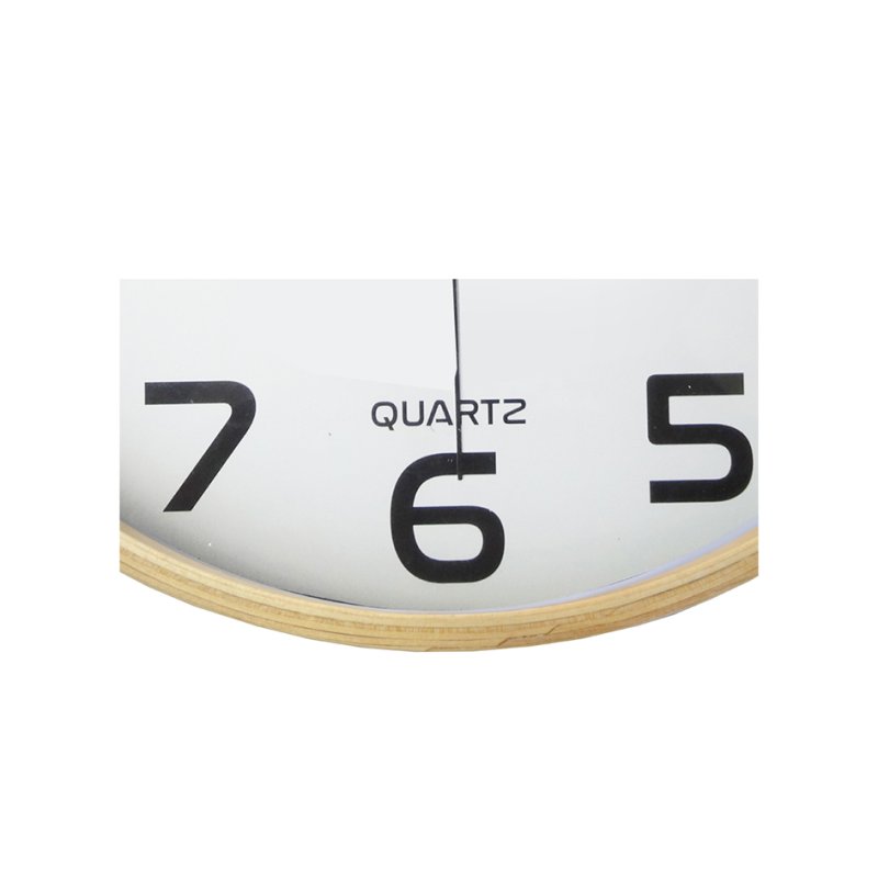 UNiLUX horloge mural Baltic quartz, bois brun, 300 mm