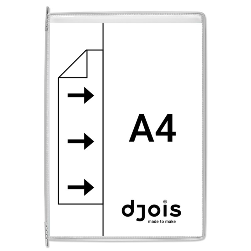 djois draaischijf voor presentatie A4, grijs, 10 stuks