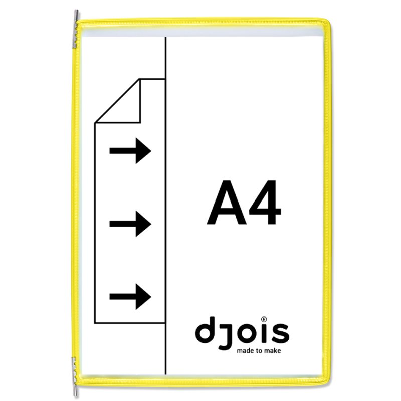 djois draaischijf voor presentatie A4, grijs, 10 stuks