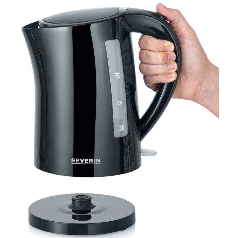 SEVERIN kettle WK 3498, cordless, 1.5 litre, black