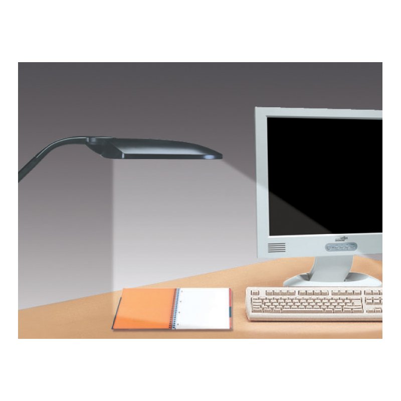 UNiLUX Lampe de bureau LED DUO, noir, 2x5W, 1000 lumens
