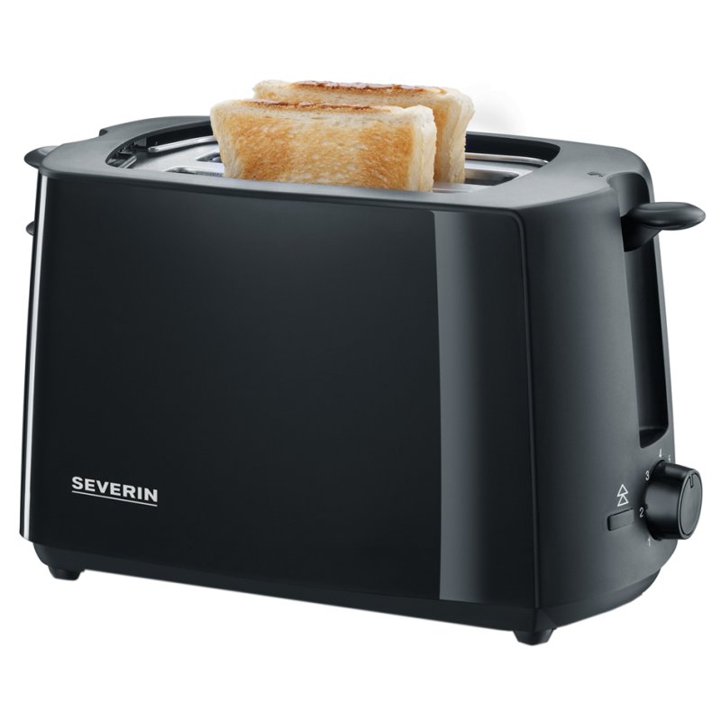 SEVERIN 2-sneden broodrooster AT 2287, zwart, 700 watt