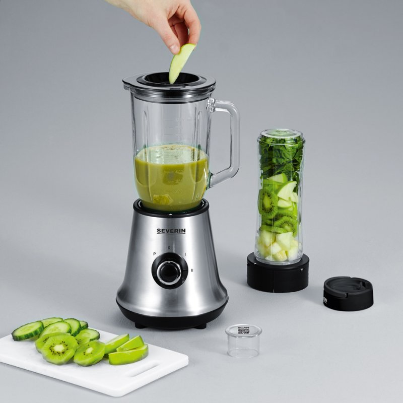 SEVERIN multimixer smoothiemaker SM 3737, noir, 1,5 litre, 500 watts