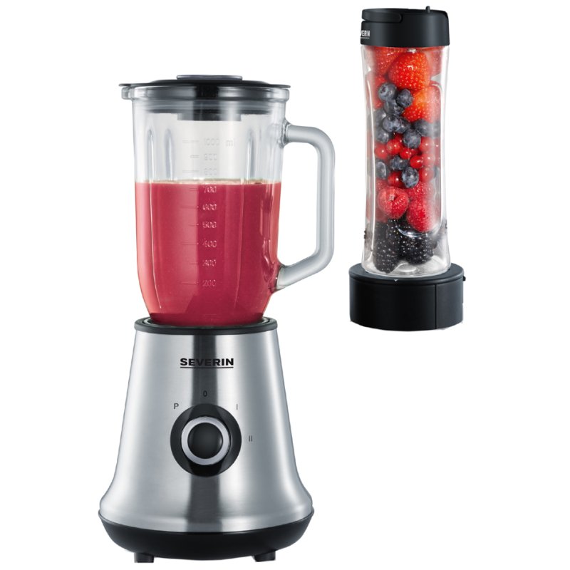 SEVERIN multimixer smoothiemaker SM 3737, noir, 1,5 litre, 500 watts