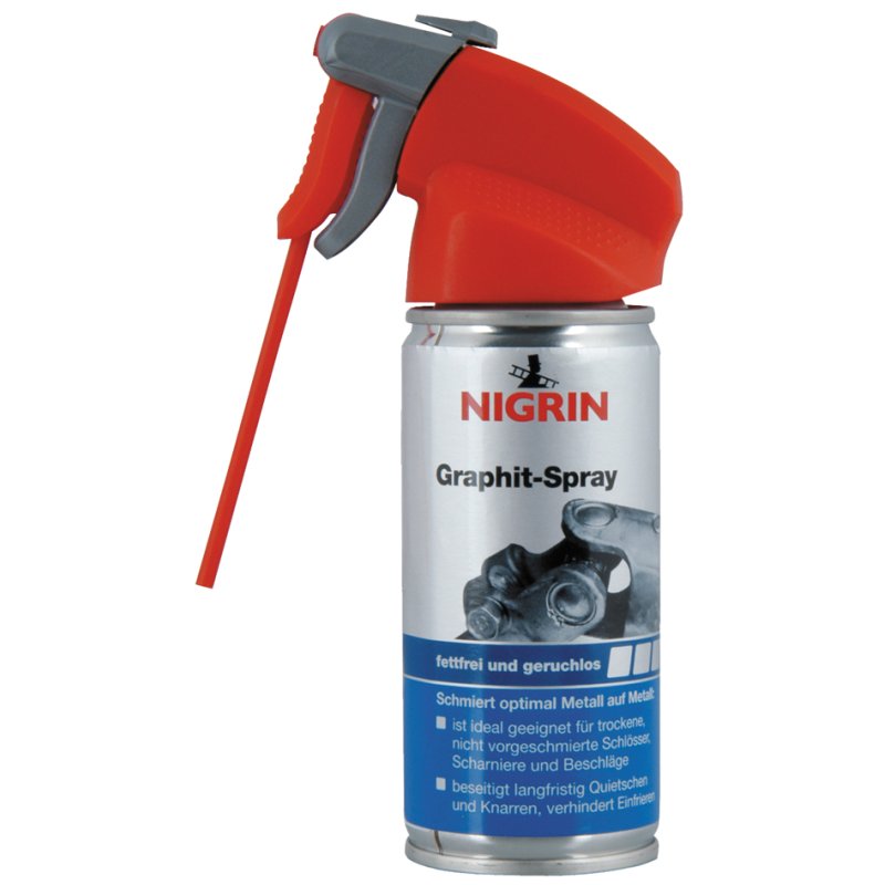 NIGRIN graphite spray, 100 ml, grease-free