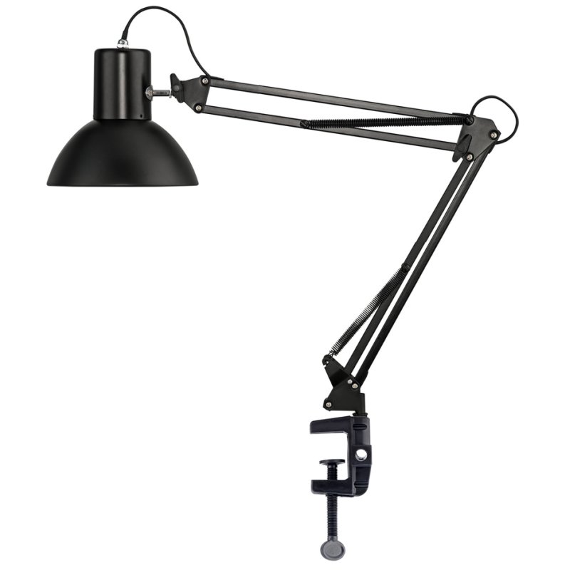 UNiLUX lampe de bureau SUCCESS 66, avec pince et base, noir