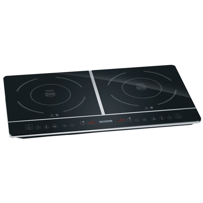 SEVERIN plaque de cuisson induction double DK 1031, noir, 3400 watts, commande tactile
