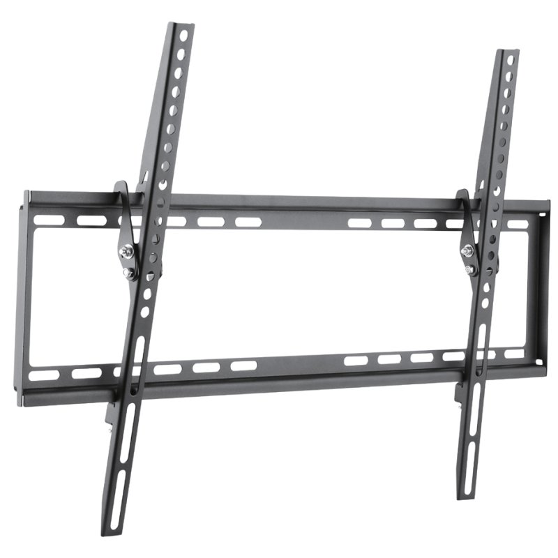 LogiLink Support mural TV inclinable, 37-70 pouces, acier noir, max 35 kg
