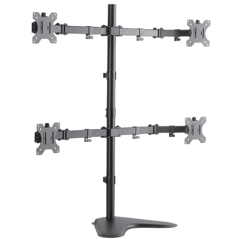 LogiLink monitor arm with base, black, arm length 460 mm