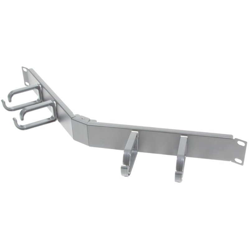 LogiLink Professional Panneau de brassage 19", 1 U, coudé, gris clair