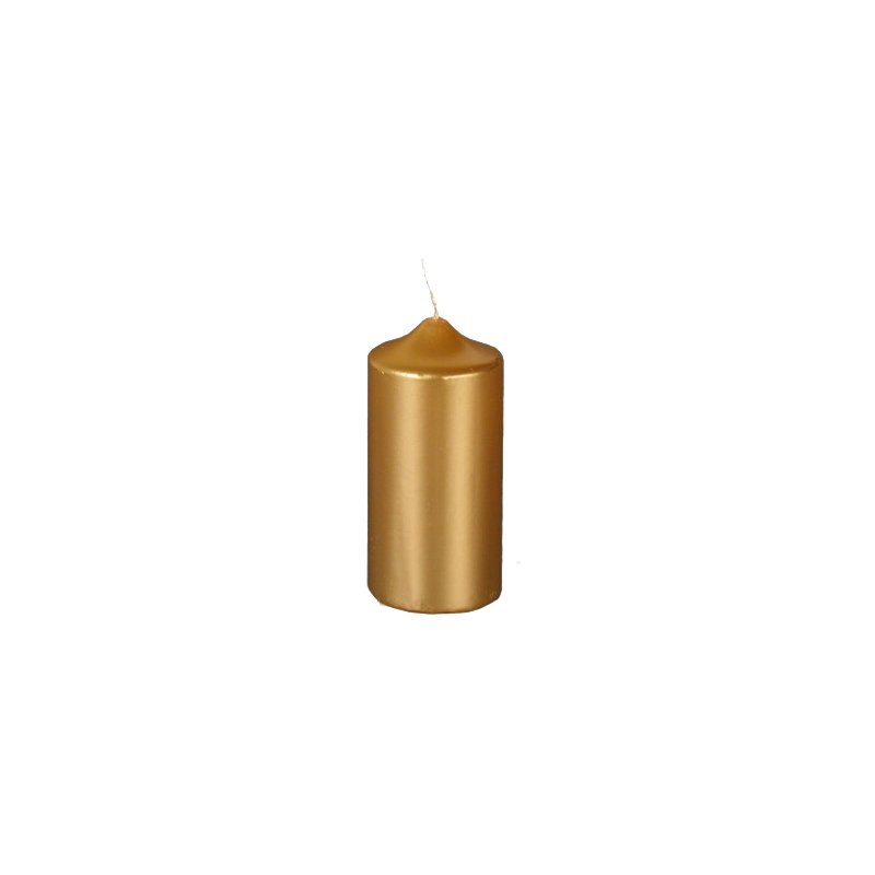 PAPSTAR bougie bloc or, 60 mm, 130 mm de haut, 30 heures de combustion