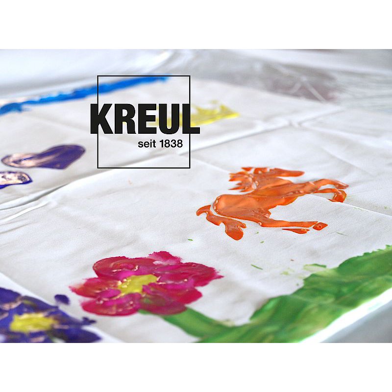 KREUL peinture à doigts pour tissu MUCKI, rouge, 150 ml