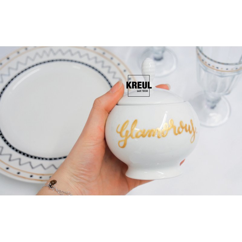 KREUL glass & porcelain marker, metallic silver, 2-4 mm