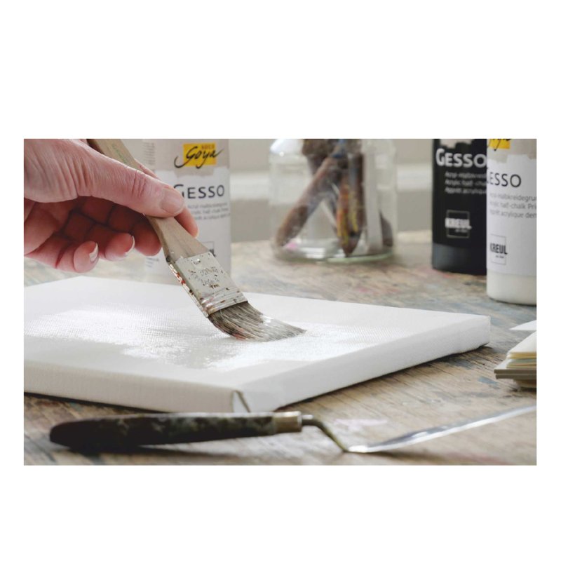 KREUL apprêt acrylique SOLO Goya Gesso, blanc, 2,5 litre