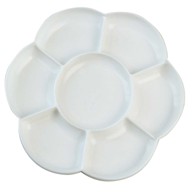 KREUL SOLO Goya colour mixing tablet, white, plastic, round, 170 mm