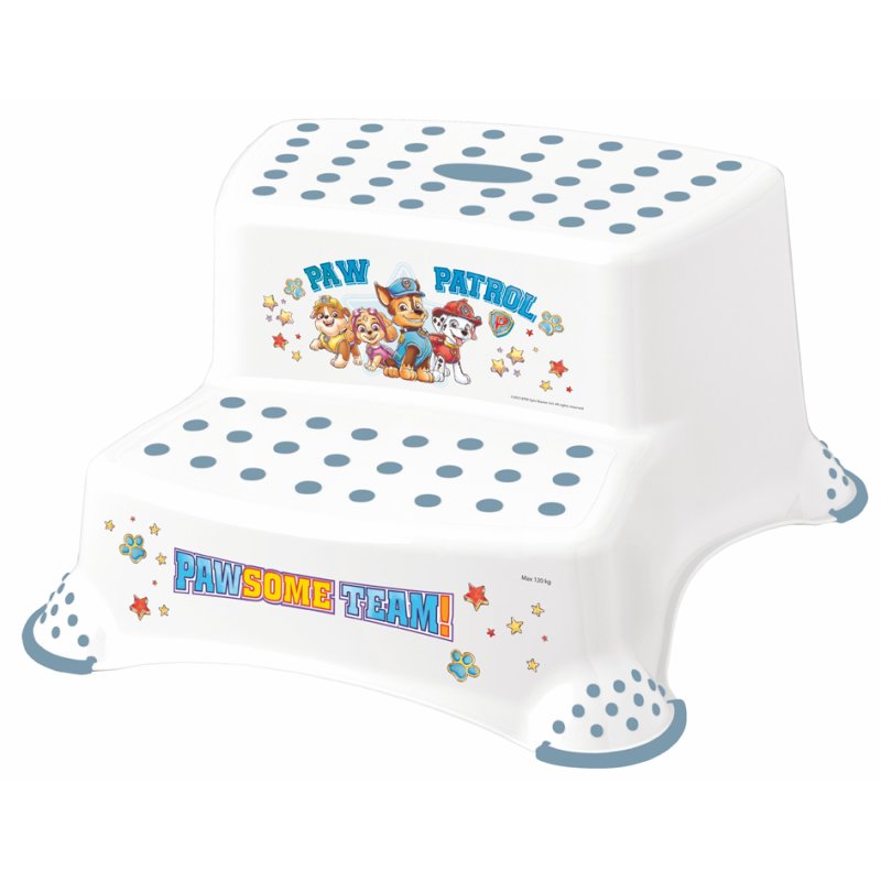 keeeper marche-pied Igor Paw Patrol, deux marches, blanc, 37×40×21 cm