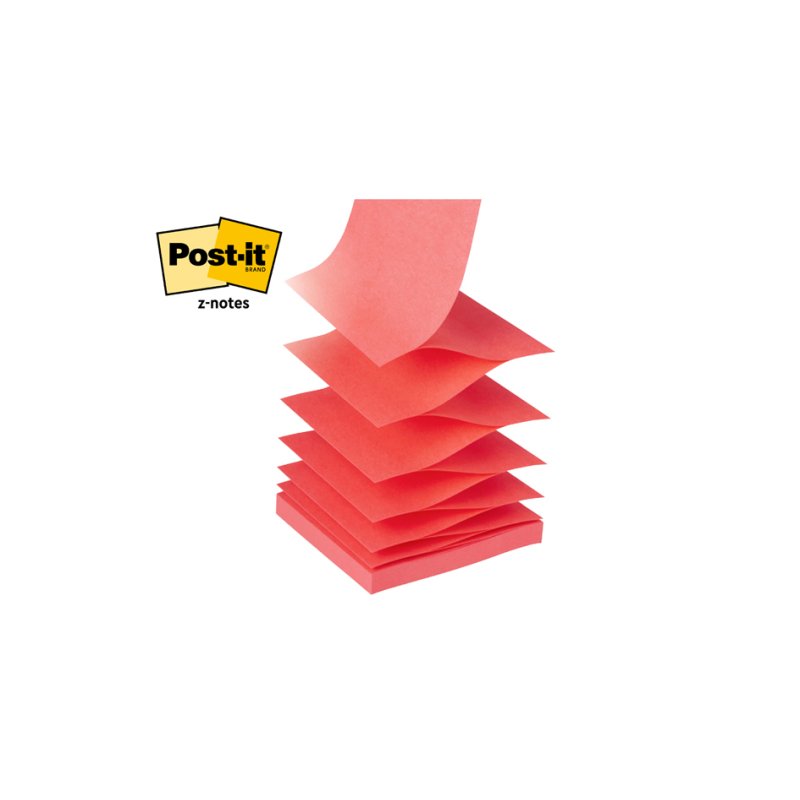 Post-it Super Sticky Z-Notes dispenser BEAR, wit, gevuld