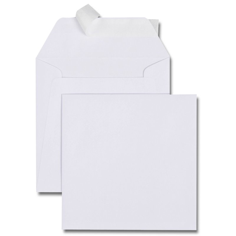 GPV enveloppes 165×165 mm, blanc, auto-adhésif, 500 pièces