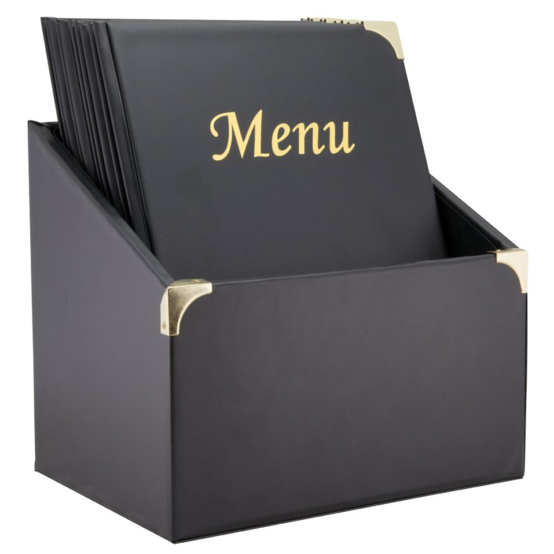 Securit porte-menu Basic A4, rouge vin, 10 pièces