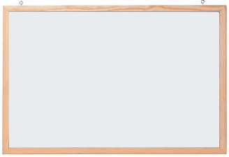 FRANKEN krijtbord met houten omlijsting, magnethaftend, 100×60 cm