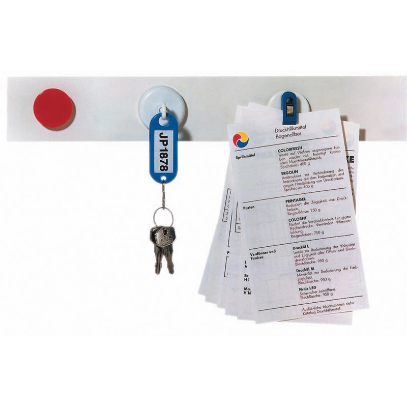 FRANKEN magnetic strip, writable, white