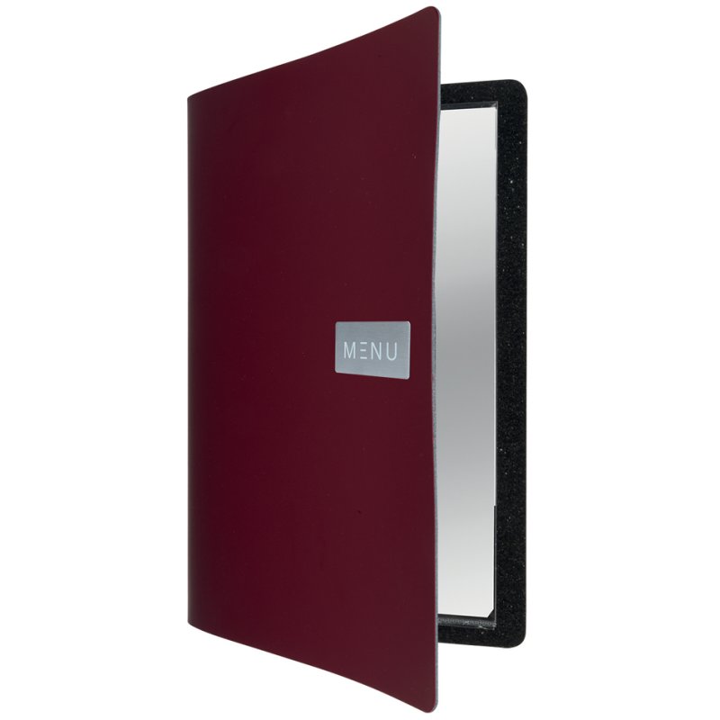 Securit menumap ROYAL A4, rouge, cuir, 240×330 mm