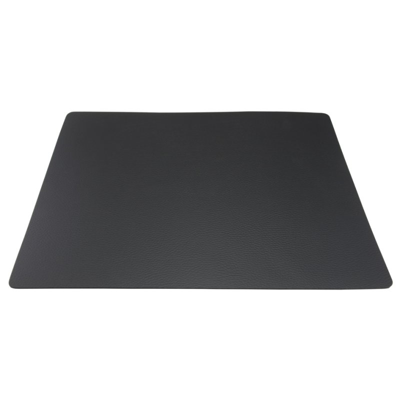 Securit placemat RAW, cuir véritable, noir, 330×450 mm