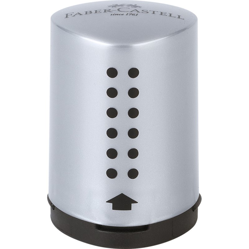 Faber-Castell taille-crayon GRIP 2001 Mini, bleu clair, design triangulaire