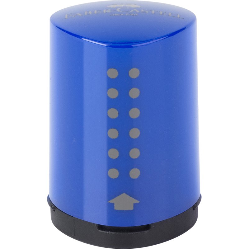 Faber-Castell taille-crayon GRIP 2001 Mini, bleu clair, design triangulaire