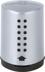 Faber-Castell puntenslijper GRIP 2001 Mini, zilver, driehoekig design