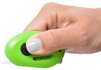 WESTCOTT mini-cutter, keramische mesje, groen, 31 mm