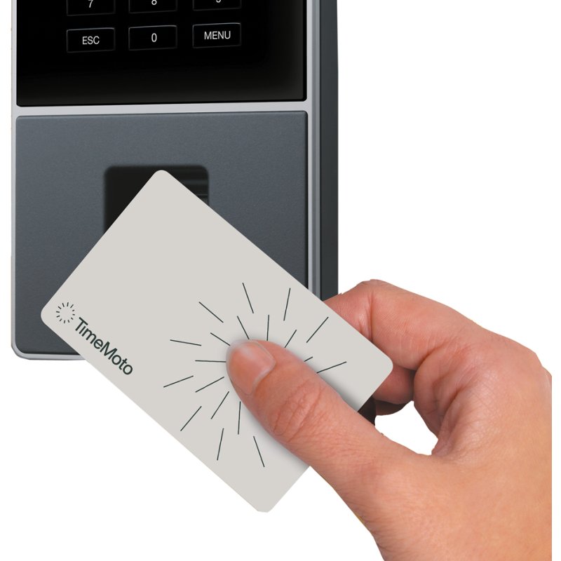 TimeMoto système de pointage TM-626, RFID/empreinte digitale, noir, 200 utilisateurs