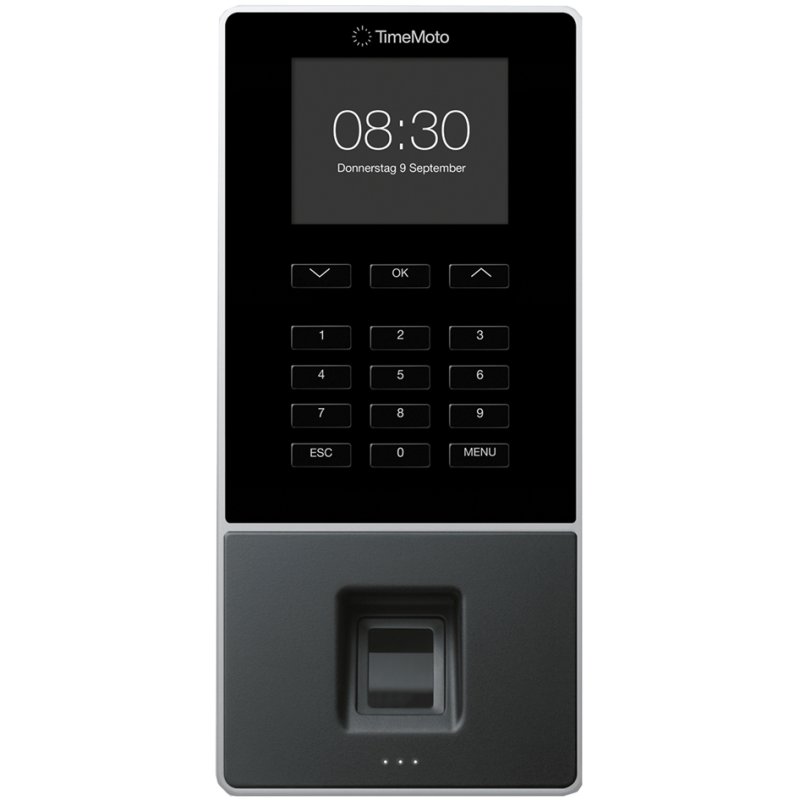TimeMoto système de pointage TM-626, RFID/empreinte digitale, noir, 200 utilisateurs