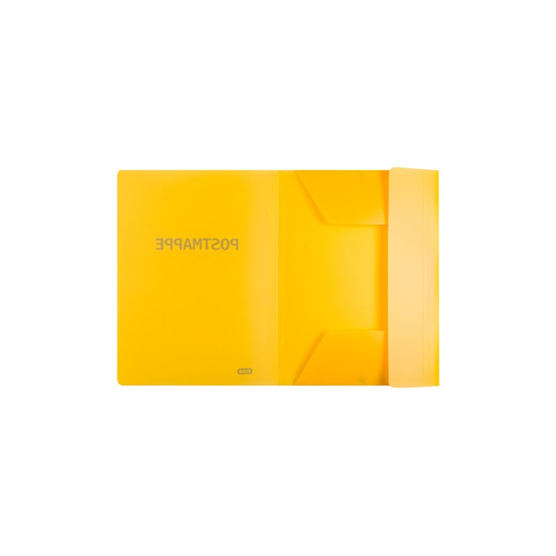 Oxford post map, yellow, corner clip, with spine label