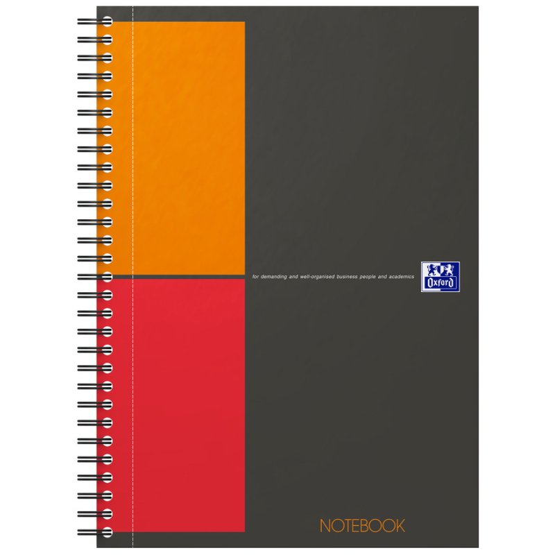 Oxford International spiraalschrift B5, geruit, 80 vel
