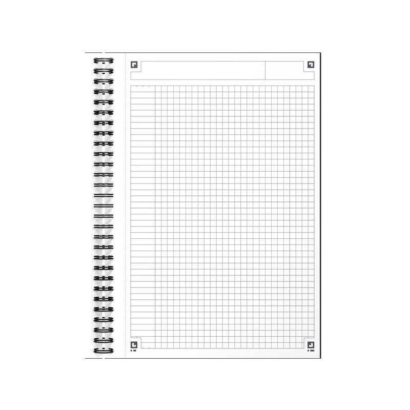 Oxford International spiraalschrift B5, geruit, 80 vel