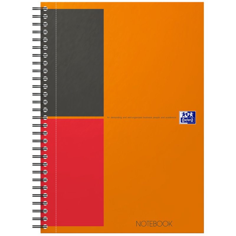 Oxford International spiraalschrift B5, geruit, 80 vel