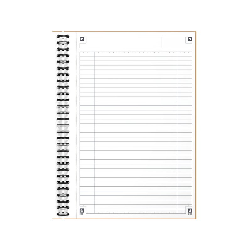Oxford International spiraalschrift B5, geruit, 80 vel