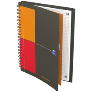 Oxford International vergaderboek gelinieerd, B5, 80 vel, spiraalband