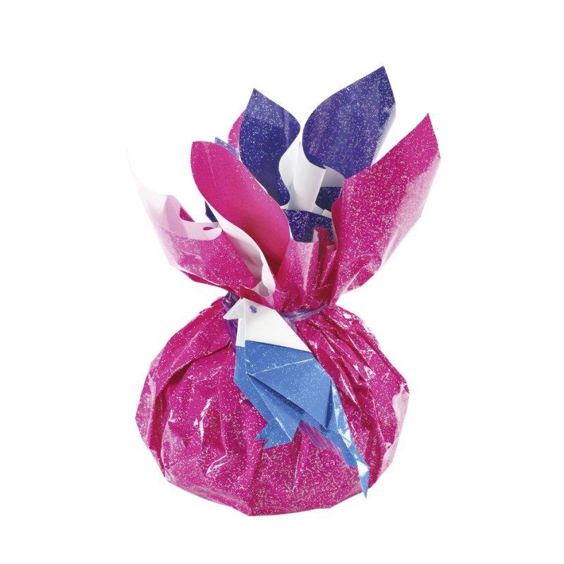 folia glitterpapier 70g/m², gekleurd sortiment, 230×330 mm, 10 vel