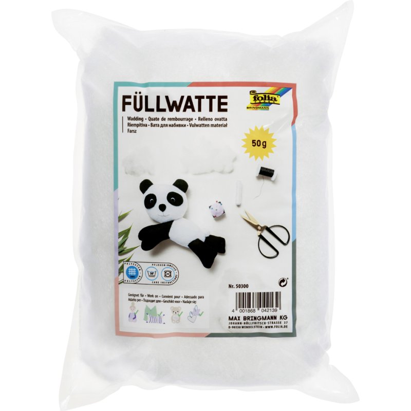 folia modelleervlok opvulvlok, wit, wasbaar tot 30°C, 50 g
