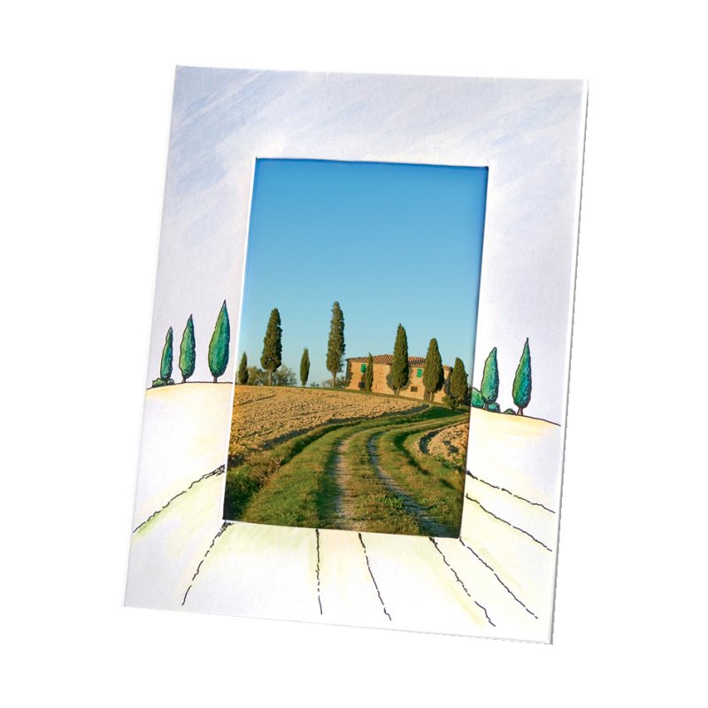folia fotolijst set karton, 10×15 cm, wit
