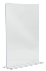 Securit tafelstandaard acryl A4, transparant, 210×300 mm