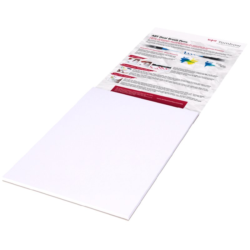 TOMBOW tekenblok Bristol A6, blanco, helwit, 25 vel