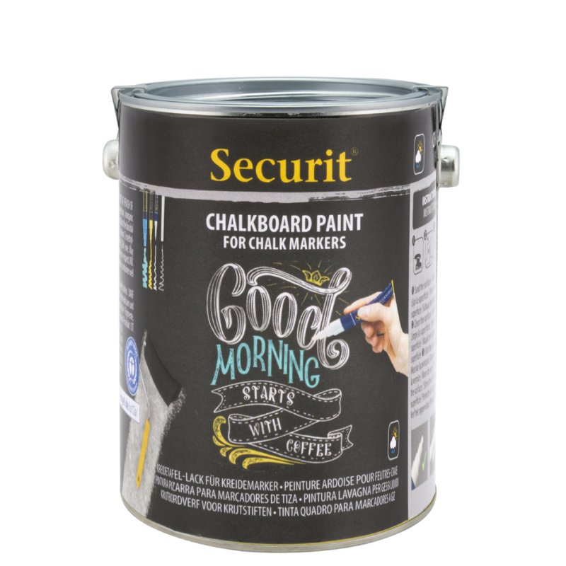 Securit chalkboard paint PAINT, black