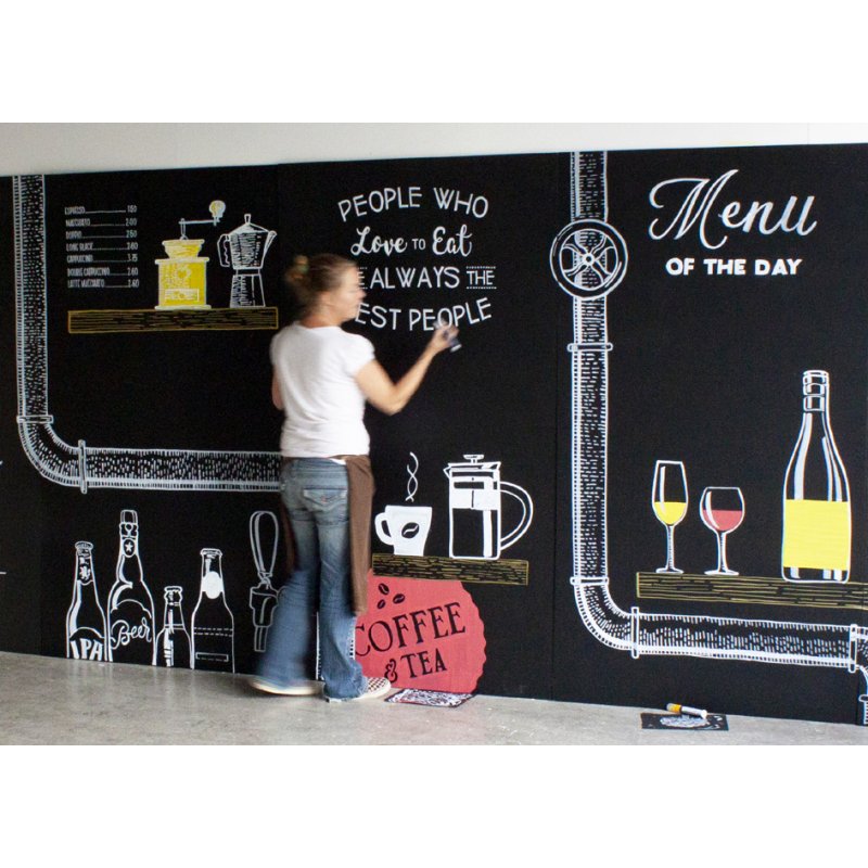 Securit chalkboard paint PAINT, black