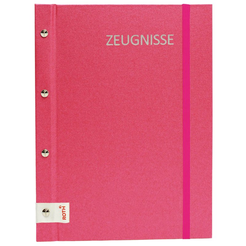 ROTH getuigschriftenmap Metallium, metallic boeklinnen, groen